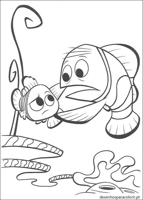 Procura de Nemo grátis para colorir 06